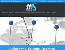 Tablet Screenshot of halogistics.com